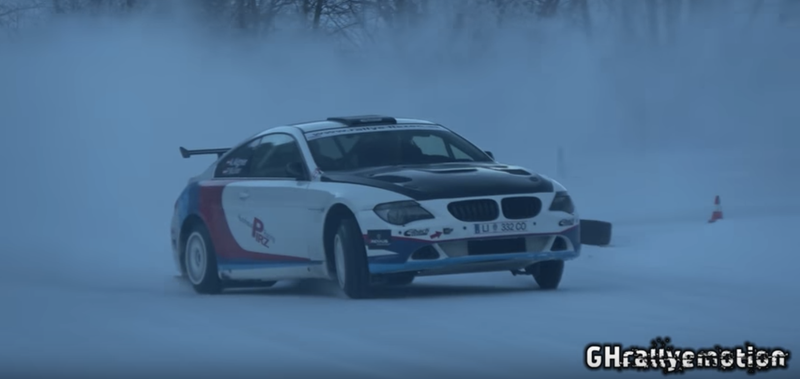 Illustration for article titled This BMW Puts Your Winter Driving To Shame